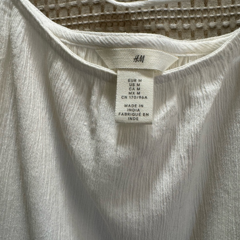 H&M White Ribbed Cami Top - Picture 10 of 10